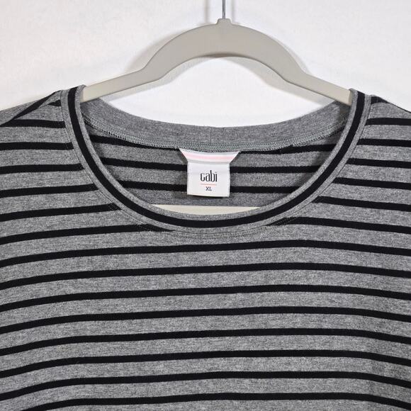 Cabi Pivot Women's Gray Striped Top. Size XL - Picture 5 of 10